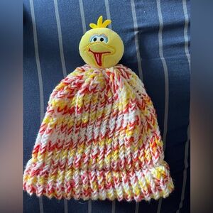 Sesame Street Inspired Big Bird Knitted Hat